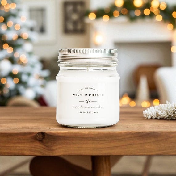 Winter Chalet Scented Soy Candle