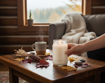 Salted Caramel & Oud 100% Soy Candle