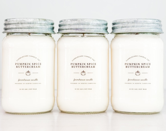 Black Coral & Moss Scented Soy Candle