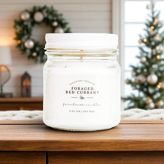 Foraged Red Currant Scented Soy Candle