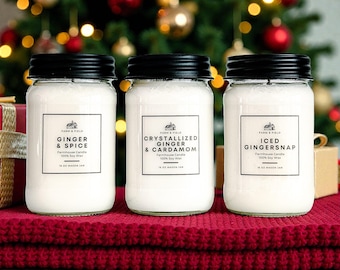 November Top-Selling Scents: Farmhouse 8 oz, 16 oz Mason Jar 100% Soy Candles