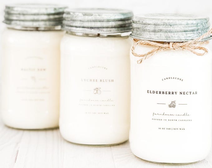 Yuzu Blossom Scented Soy Candle