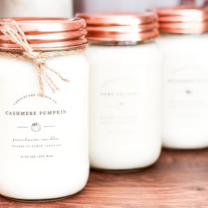 Sugar Plum Punch Scented Soy Candle: Hand Poured Farmhouse Candle