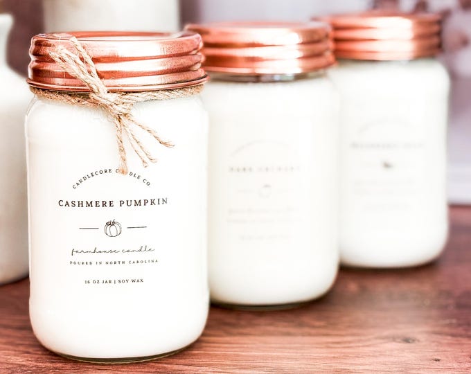 Rose Scented Soy Candle