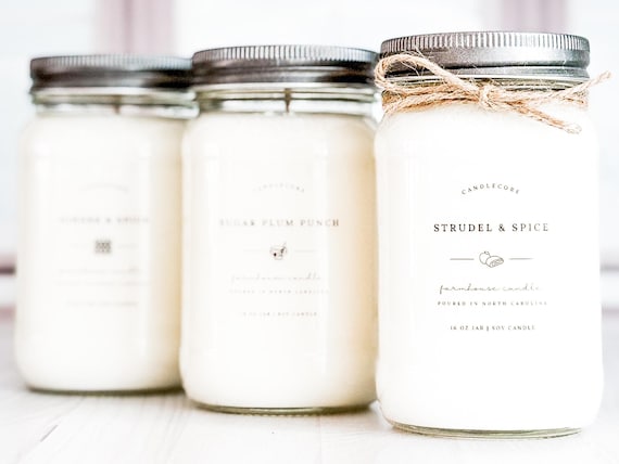 Summer Bliss Collection Scented Soy Candles