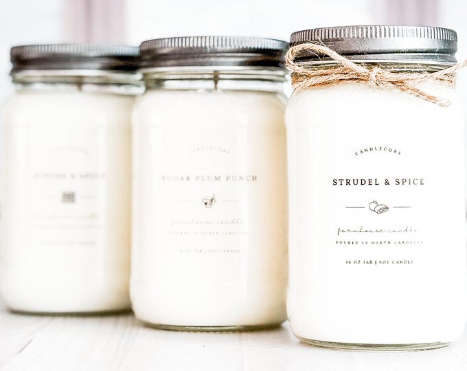 Sunwashed Scented Soy Candle
