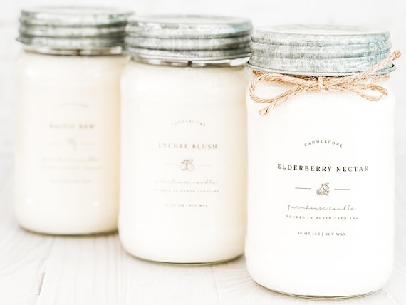 Scents C/D/E Scented Soy Candles