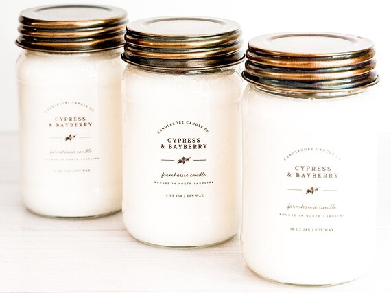 Butterscotch Brulee Scented Soy Candle