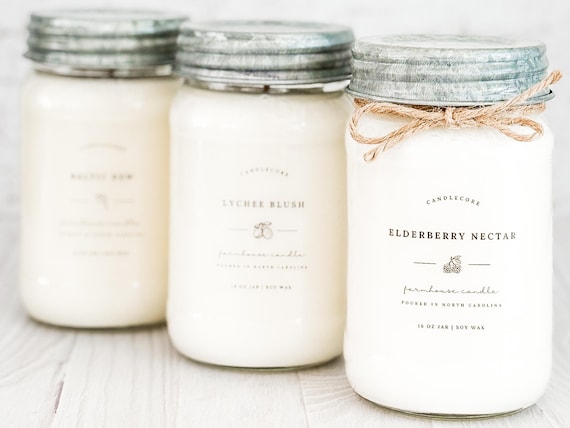 Blue Spruce Scented Soy Candle