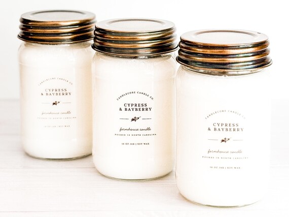 Hinoki Cypress Scented Soy Candle