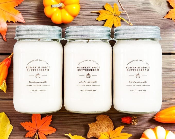 Ginger & Saffron Citronella Scented Soy Candle
