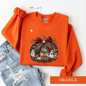 Spooky Christmas Pumpkin Shirt, Creepmas Ghost Graphic Tee, Holiday Season Tshirt Gift