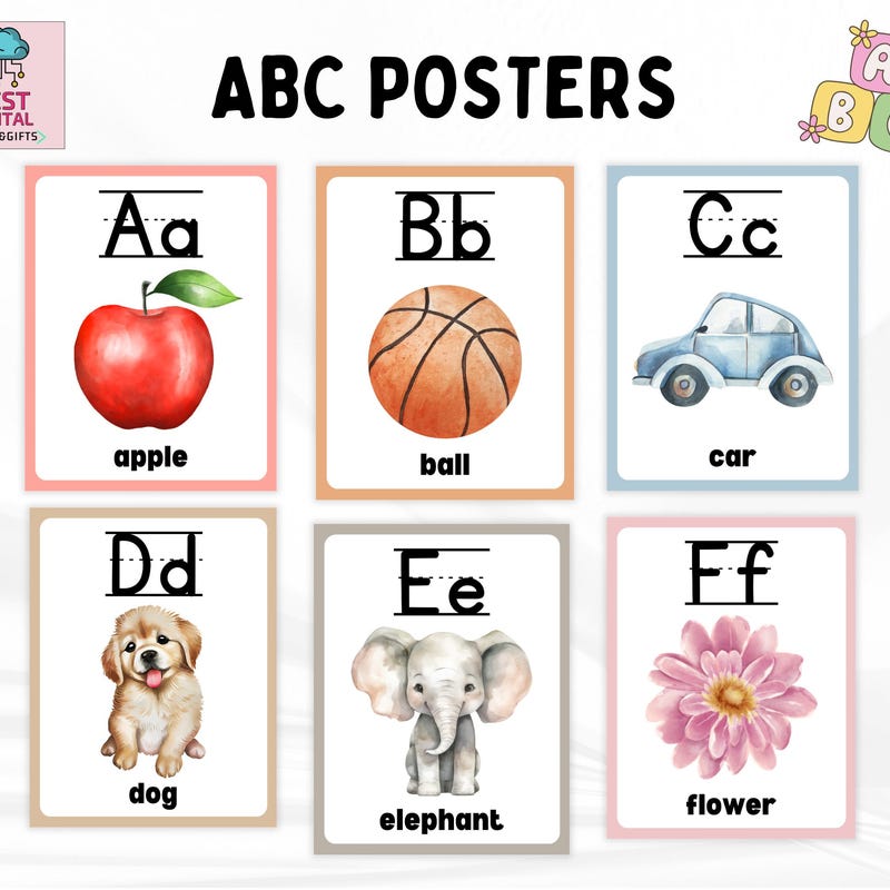 Abc Poster - Etsy