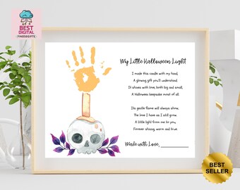 Halloween Handprint Bundle, Halloween Printable Handprint Craft for Kids, Fall Handprint Art, Preschool Daycare Activity, Halloween Craft