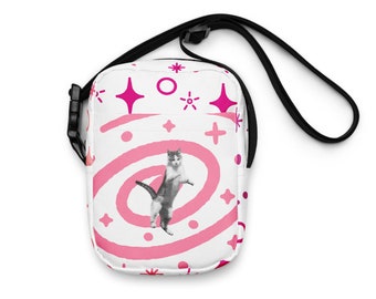 Space Kitty Utility crossbody bag