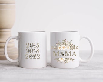 Mama Tasse, Muttertag Geschenk, Geburtstag Geschenk, personalisiert, Blume