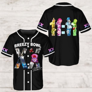 Chris Brown Breezy Bowl XX Baseball Jersey, Custom Chris Brown Jersey, Breezy Bowl XX Shirt, Chris Brown Merch, Breezy Bowl 2025 Shirt