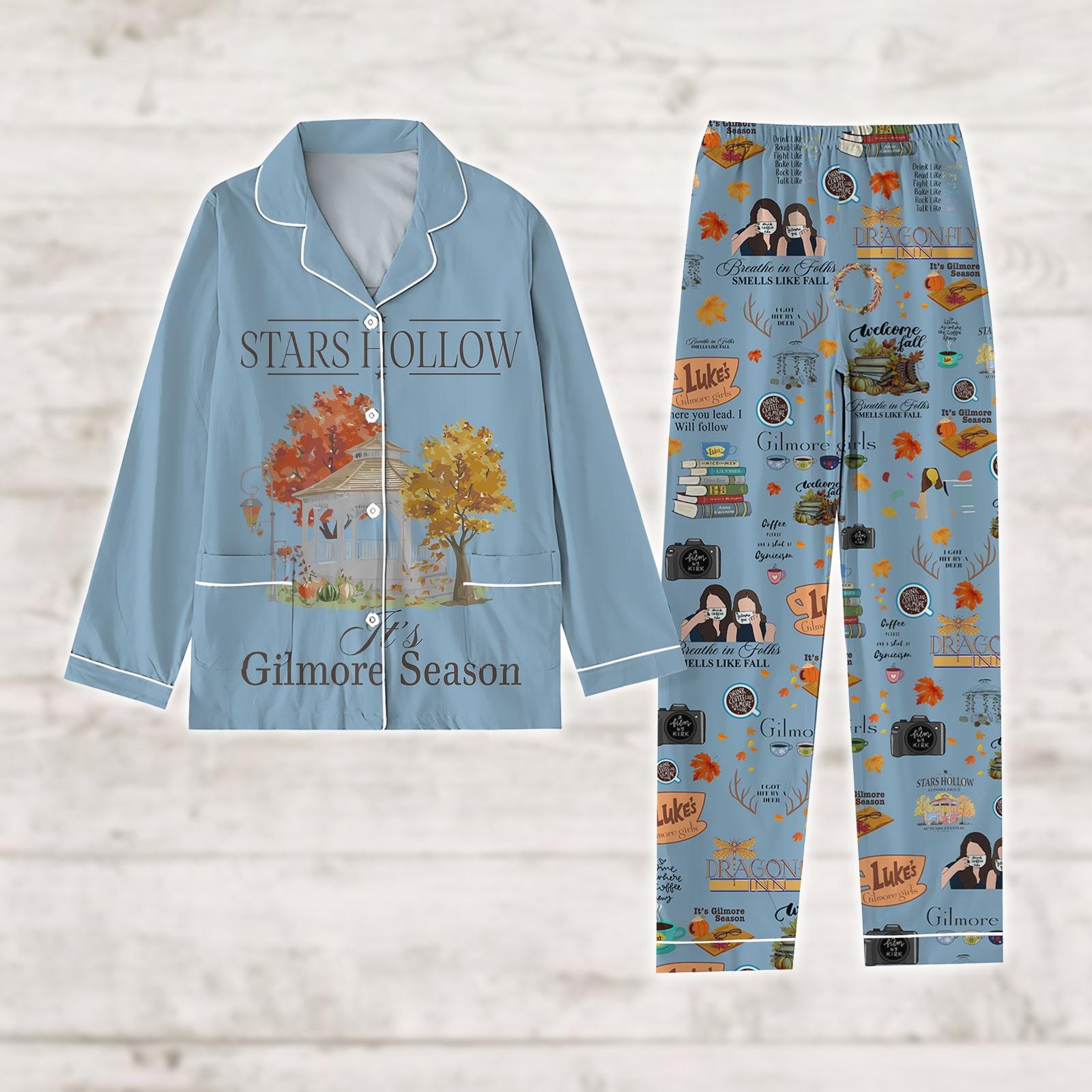 Discover Autumn Pajamas Set, Girl Women Pajamas, Autumn Season Pajamas Set, Holiday Pajamas, Gift For Her