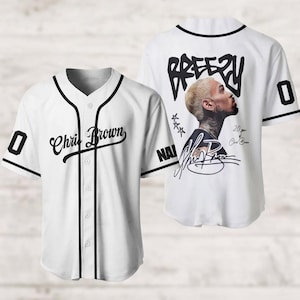 Camiseta de béisbol personalizada de Chris Brown 2025, camiseta del Breezy Bowl XX, camiseta de concierto de Chris Brown, regalo para fans