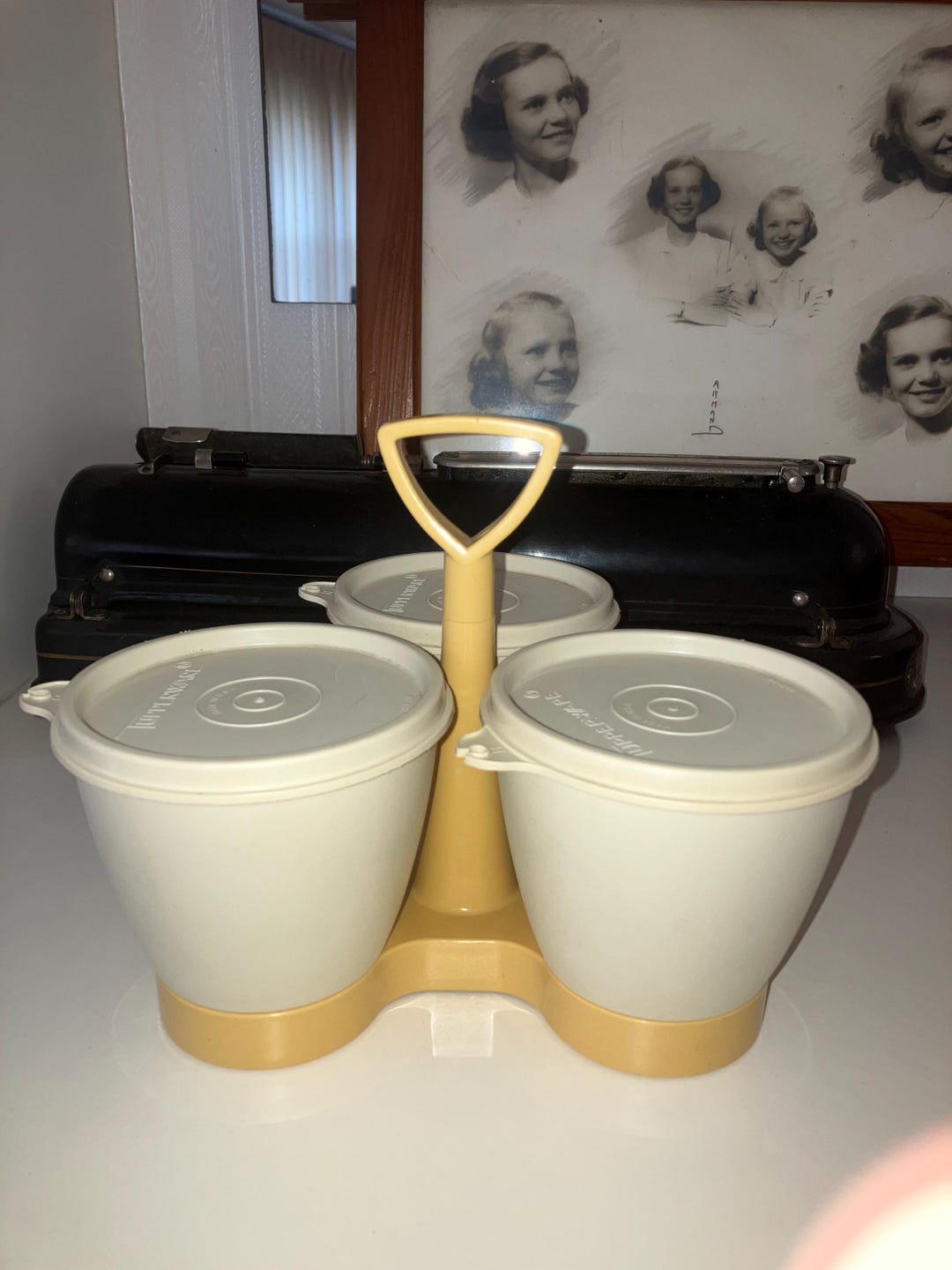 Vintage années 70/80 serviteur trio Tupperware - Arts de la table