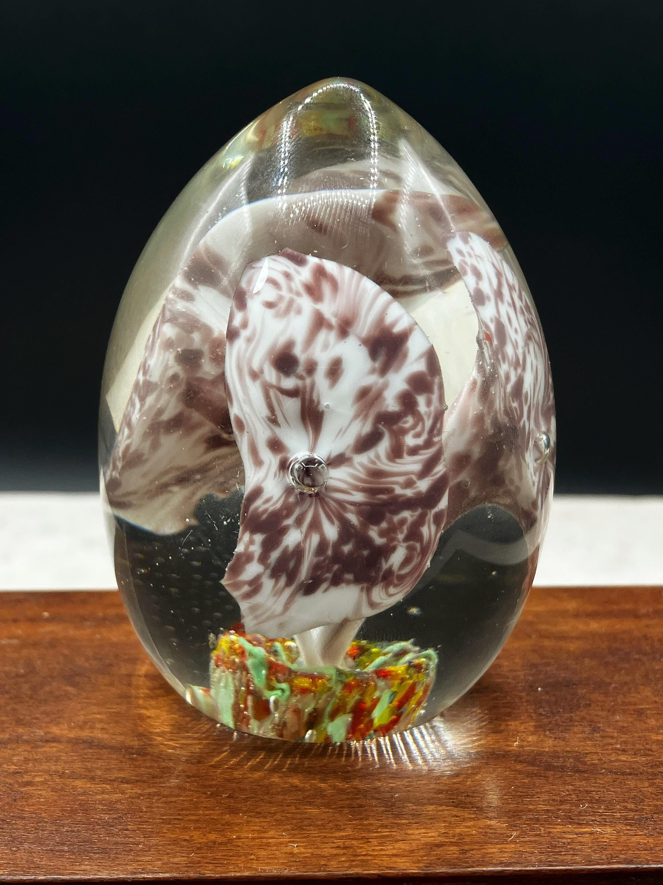 Murano Egg Paperweight - Etsy