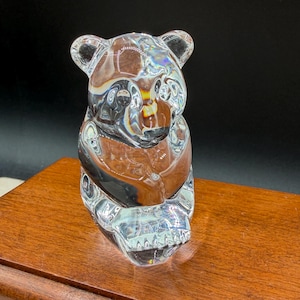 Steuben Glass Bear - Etsy