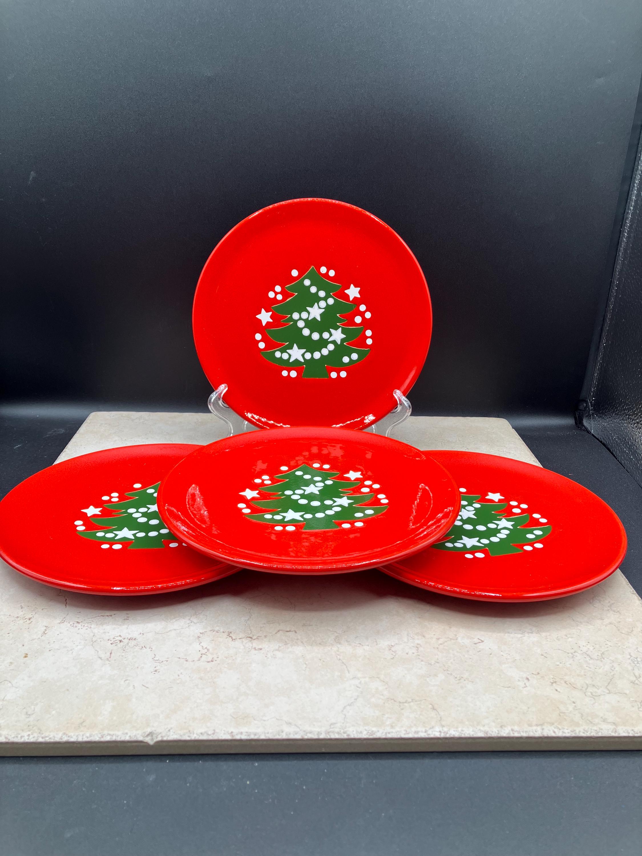 ドイツWAECHTERSBACH 赤　プレート　6枚セット Waechtersbach Plates - Etsy