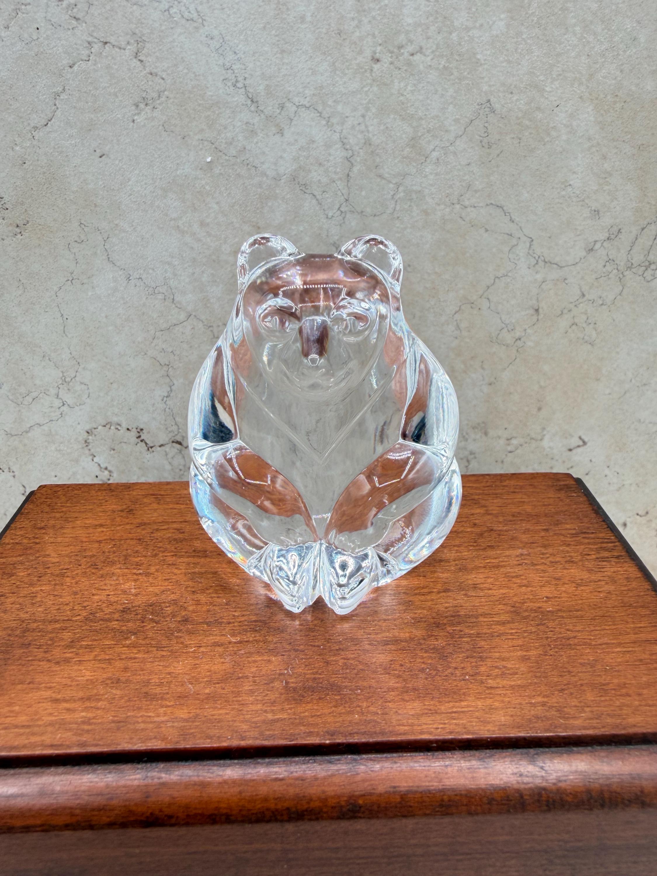 Steuben Glass Bear - Etsy