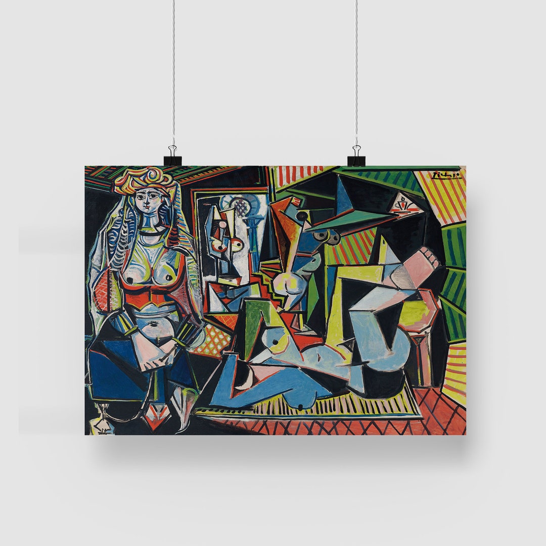 Zenda Quadro Su Tela Picasso Guernica - Stampa D'Arte Moderna Per Soggiorno E Camera Da Letto, Pronto Da Appendere, Effetto 3D