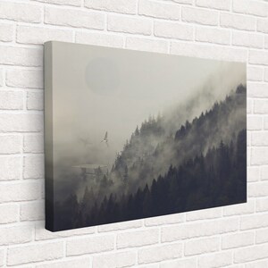 Starwars Jedi, Endor Leinwanddruck, Endor Poster Wandkunst, legendäre Filmkunst, Rückkehr der Jedi Star Wars Kunst, handgemachte Leinwand für Geschenk.