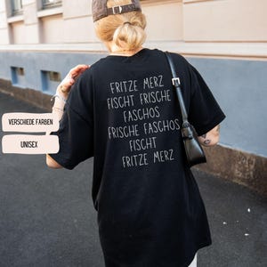 FCK MRZ Shirt | Statement T-Shirt against Racism & Fascism | Antifa Protest Shirt | Against Right-Wing Unisex Streetwear Activism