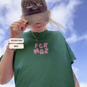 FCK MRZ Shirt | Statement T-Shirt against Racism & Fascism | Antifa Protest Shirt | Against Right-Wing Unisex Streetwear Activism image 1
