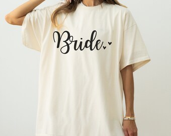 Chemise de mariée Cadeau de mariée Mariée JGA T-Shirt Femme Mariée Équipe Mariée Cadeau de Mariée