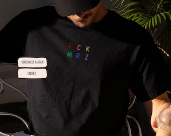 FCK MRZ-shirt | Statement T-shirt tegen racisme en fascisme | Antifa-protestshirt | Tegen rechts-extremistisch unisex streetwearactivisme