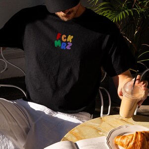 FCK MRZ Shirt | Statement T-Shirt against Racism & Fascism | Antifa Protest Shirt | Against Right-Wing Unisex Streetwear Activism image 2