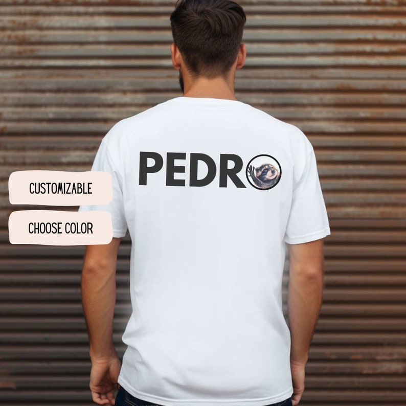 Pedro Pedro Pedro Shirt Pedro TShirt Waschbär Meme Tik Tok Racoon Tiktok Statement Shirt Gift For Him Gift For Her Funny TopY2K 2000s Bild 1