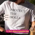 Protect The Dolls T-Shirt | Trans Ally Shirt | Queer Empowerment Tee, Pride Statement, Unisex Gift for Her & Them, TikTok Trend TShirt product logo