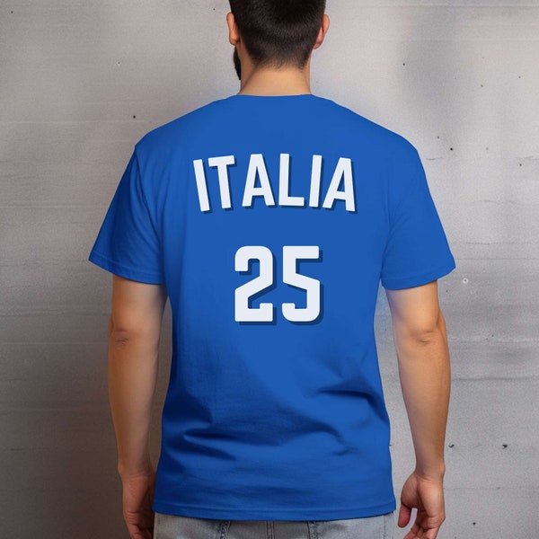 Italy EM Shirt 2024 Italy Football Jersey TShirt Personalizable Custom Soccer Top European Championship Football European Championship
