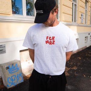 FCK MRZ Shirt | Statement T-Shirt against Racism & Fascism | Antifa Protest Shirt | Against Right-Wing Unisex Streetwear Activism image 5