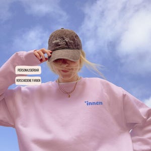 Equality Pullover mit *innen | Gender Justice Sweater | Feministischer Unisex Pullover | Inklusiver Statement Sweater | Diversity Mode