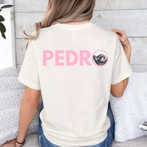 Pedro Pedro Pedro Shirt Pedro TShirt Waschbär Meme Tik Tok Racoon Tiktok Statement Shirt Gift For Him Gift For Her Funny TopY2K 2000s zdjęcie 6