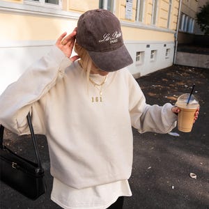 161 Embroidered Antifa Sweater | Left-wing statement sweater against fascism & for solidarity | Political streetwear unisex for antifascists image 2