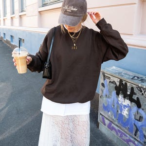 161 Embroidered Antifa Sweater | Left-wing statement sweater against fascism & for solidarity | Political streetwear unisex for antifascists image 5