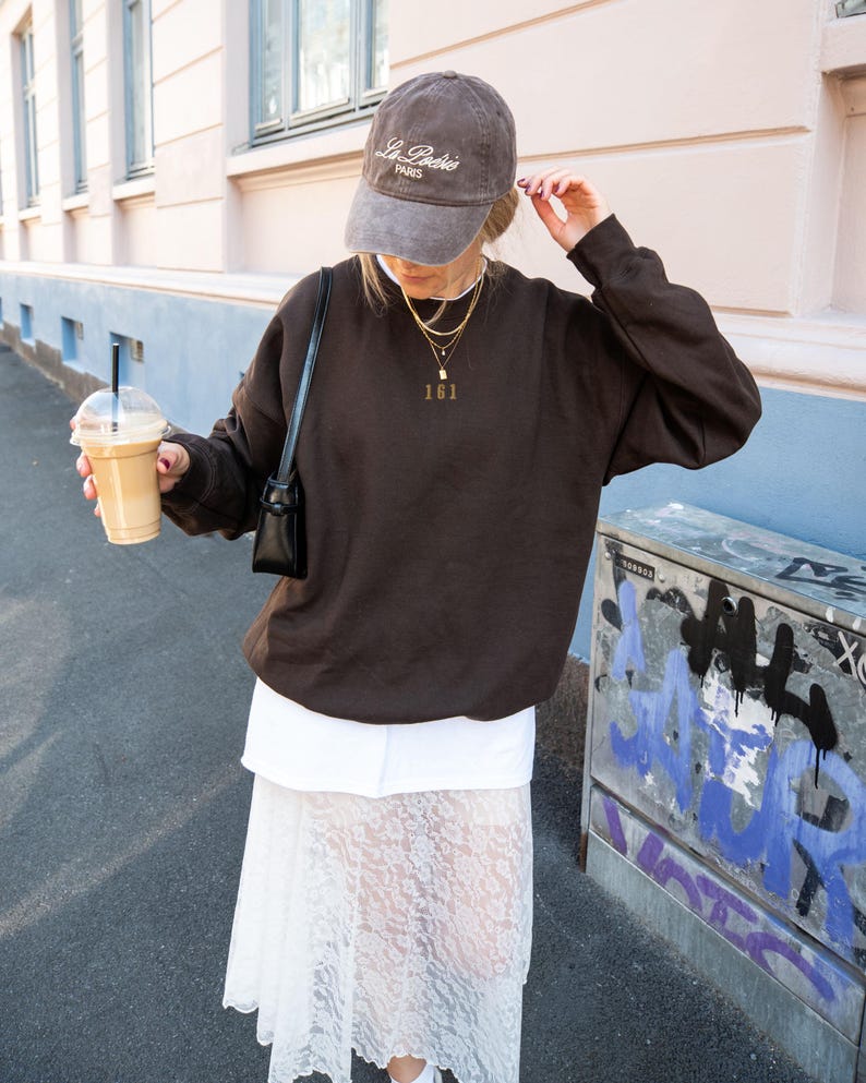 161 Embroidered Antifa Sweater | Left-wing statement sweater against fascism & for solidarity | Political streetwear unisex for antifascists image 5