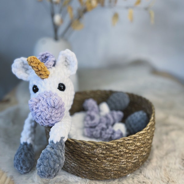 peluche doudou licorne au crochet