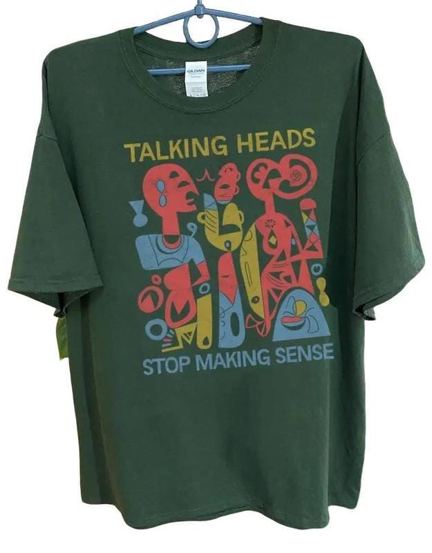 Stop Making Sense Talking Heads Sweatshirt, Talking Heads Retro 90s Music Hoodie, Vintage Rock Band Shirt