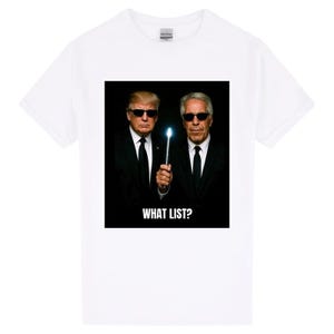 Donald Trump and Jeffrey Epstein What List ? T-shirt, Political Humor Hoodie, Jeffrey Epstein Guest List, Anti MAGA Sweatshirt