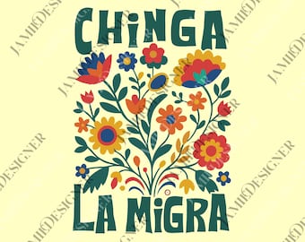 Vintage Anti ICE png, Stop ICE png, Chinga La Migra Abolish Ice Protest png, No Human Is Illegal Latino Protest Social Justice