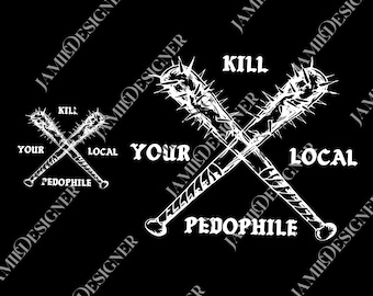 Dead Your Local Pedohile Nails 2 Sided png, Trending Unisex png, Digital File Gift For Womens, Mens