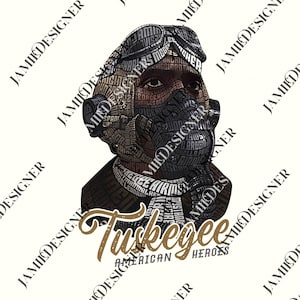 a picture of a man's face with words all over it